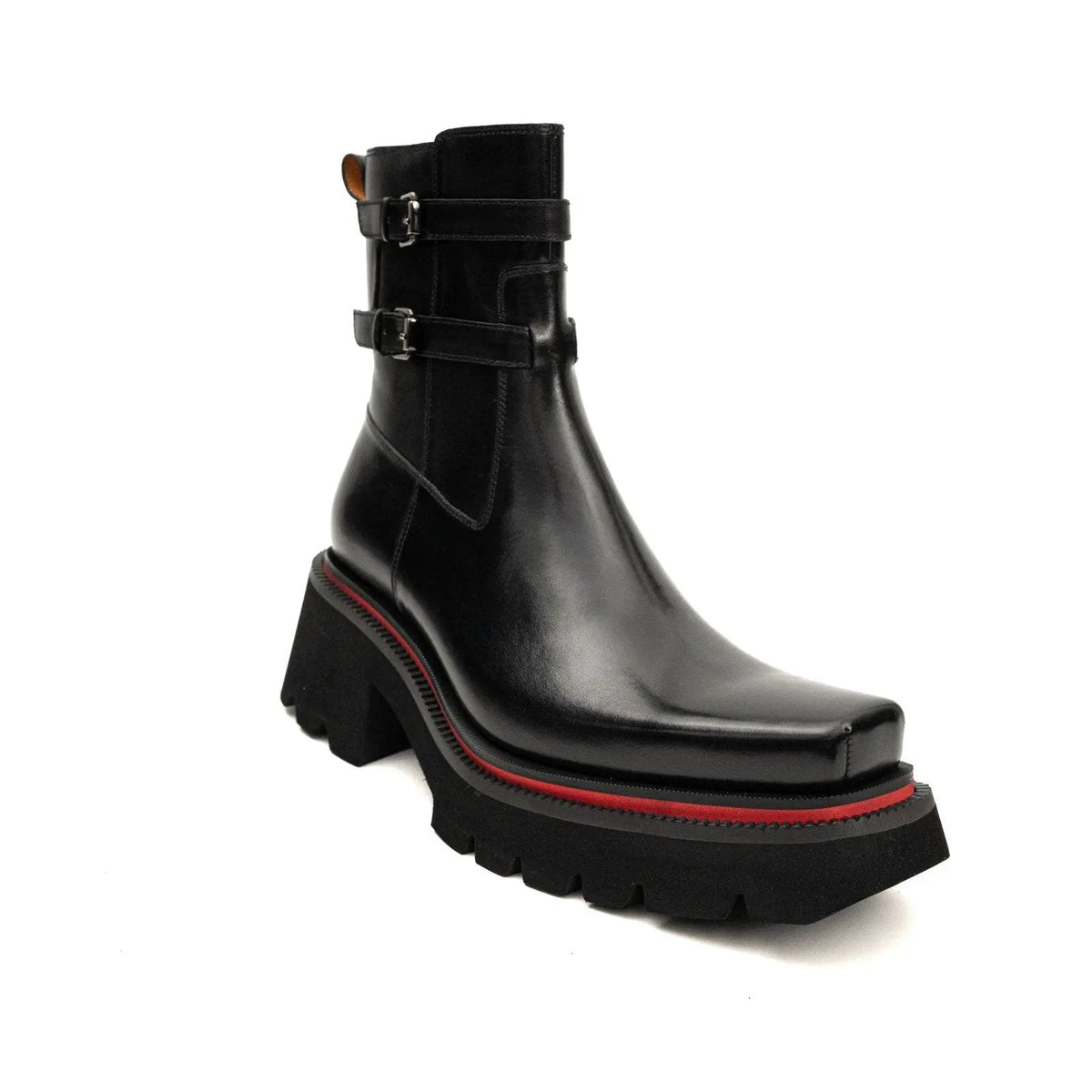 Black Cow Leather Chelsea Boots