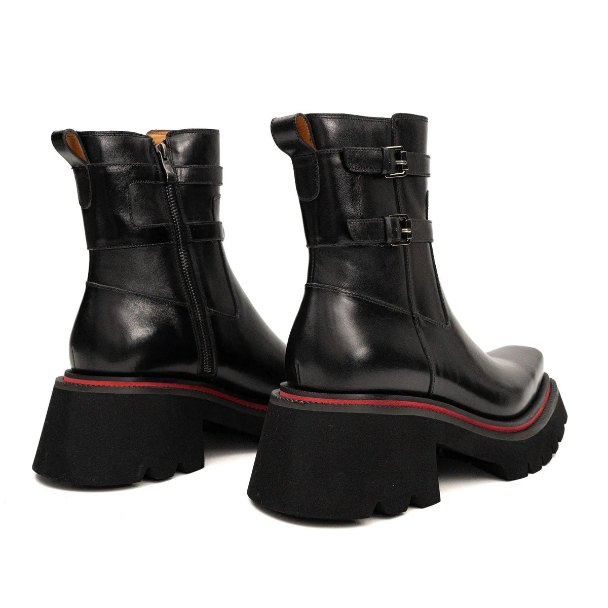 Black Cow Leather Chelsea Boots