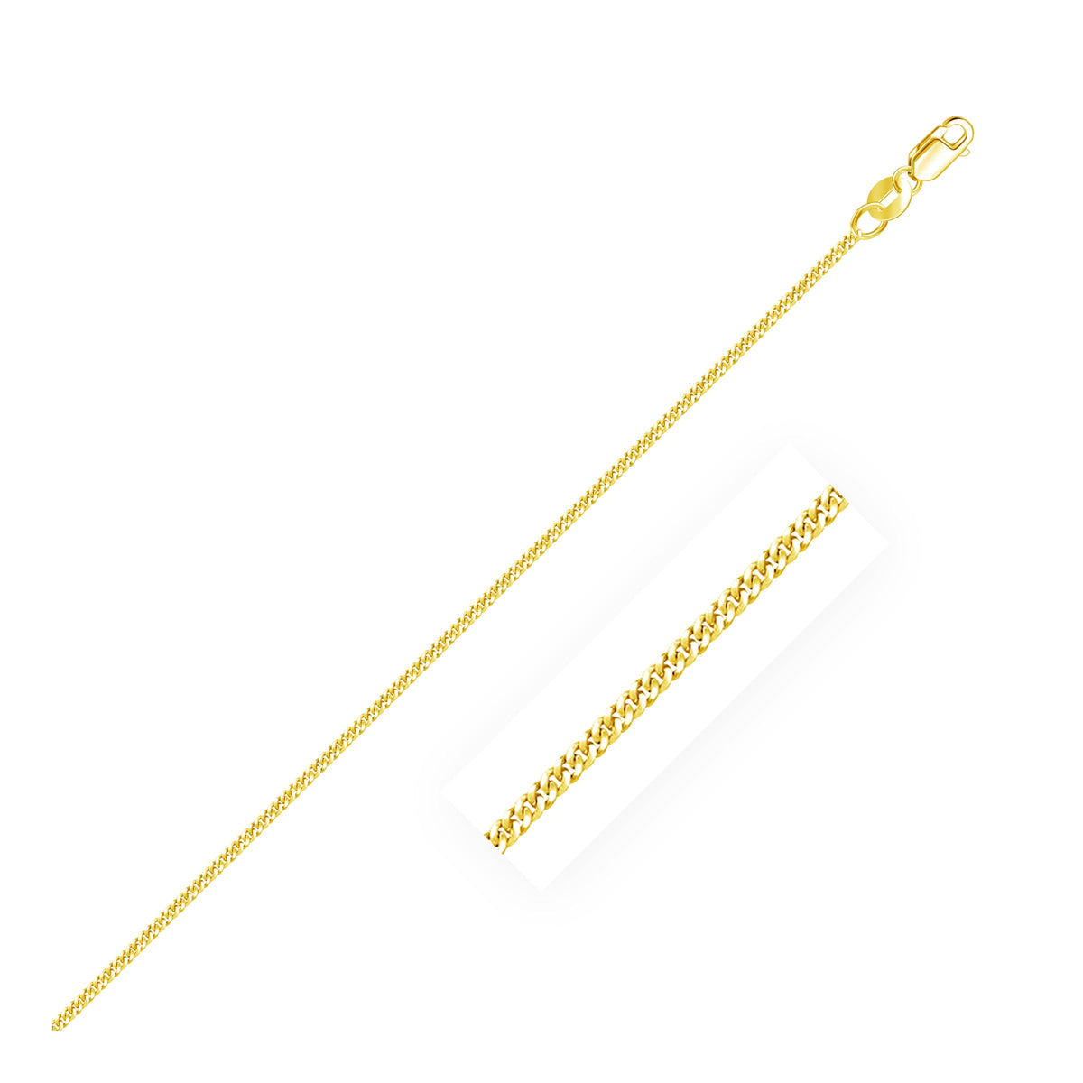Cadena Gourmette de Oro Amarillo de 10k (1.40 mm)