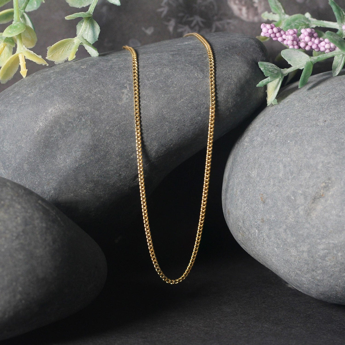 Cadena Gourmette de Oro Amarillo de 10k (1.40 mm)