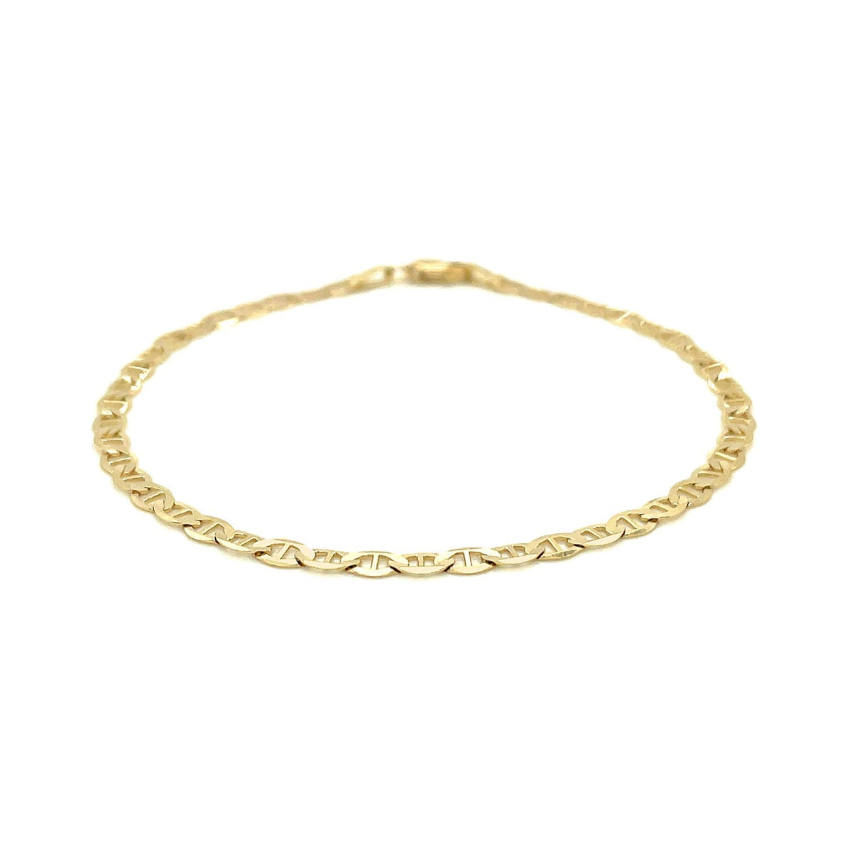 Pulsera de eslabones marineros en oro amarillo de 14 quilates (3.20 mm)