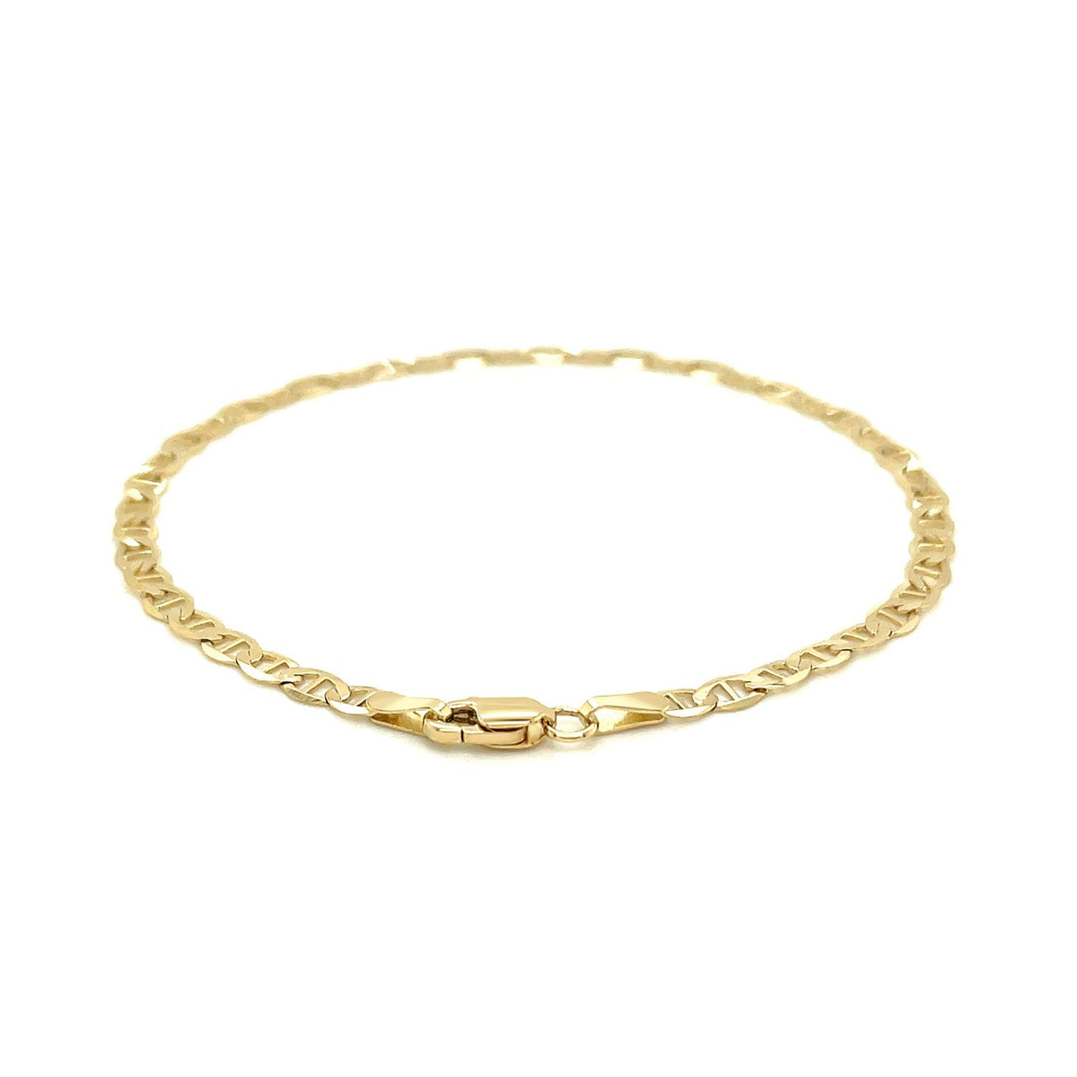 Pulsera de eslabones marineros en oro amarillo de 14 quilates (3.20 mm)