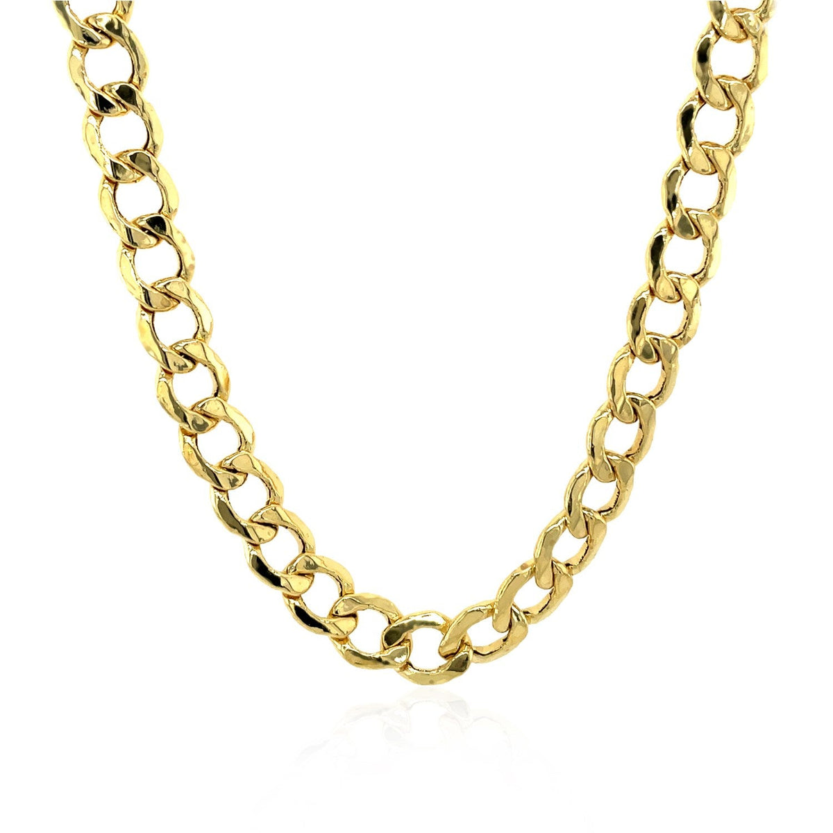 Cadena tipo barbada de oro amarillo de 14 quilates (6.20 mm)