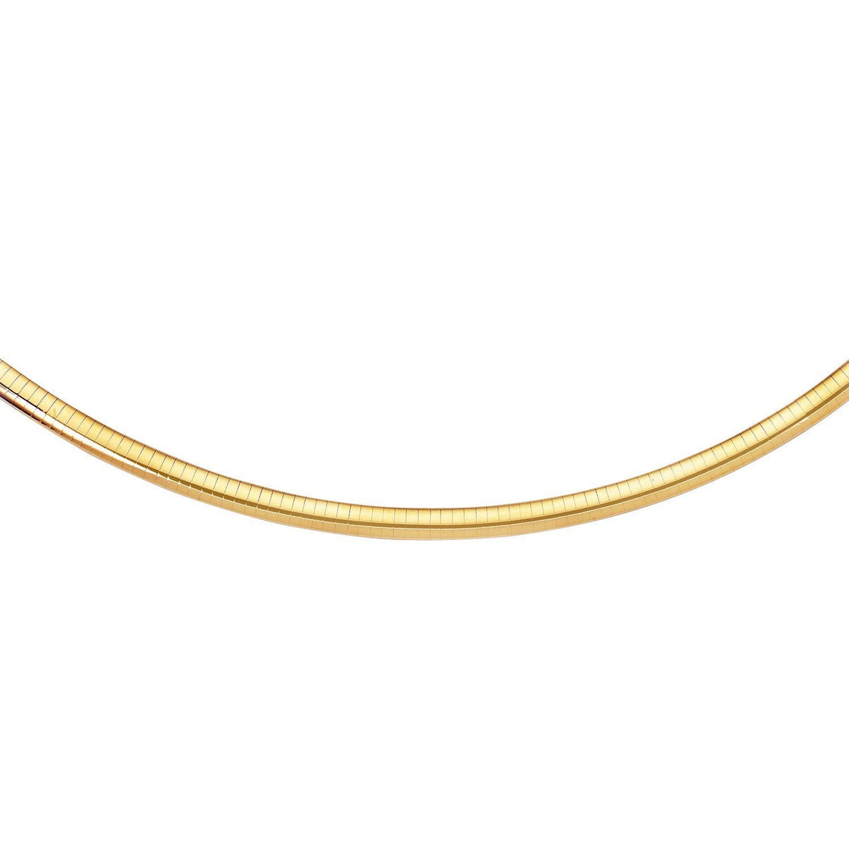 Pulsera Omega clásica de oro amarillo de 14 quilates (6.00 mm)