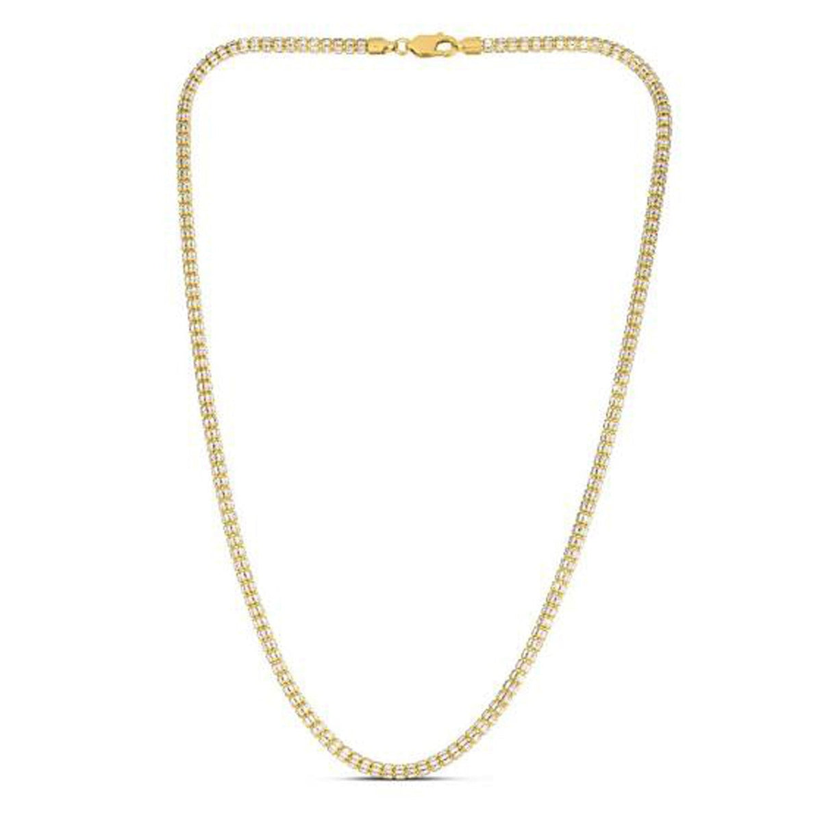 Cadena Ice Barrel en oro amarillo de 14k (3.23 mm)