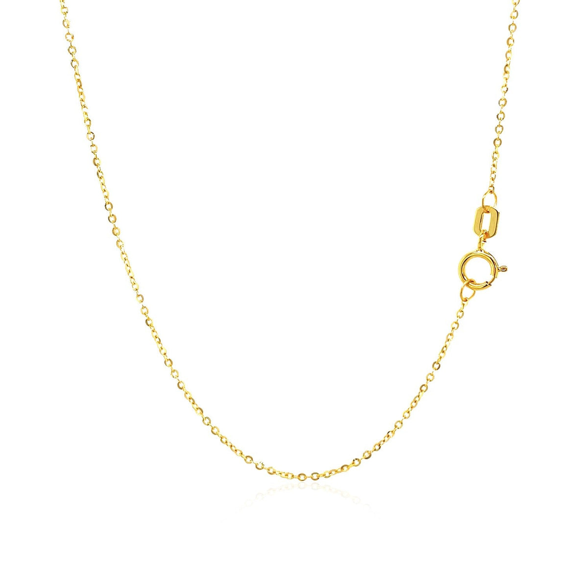 Collar de oro amarillo de 14k con estrella de ocho puntas y cuentas