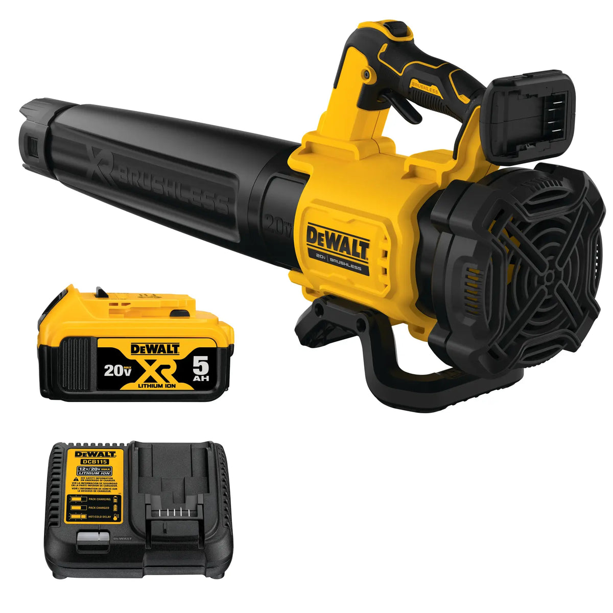 DEWALT® DCBL722P1 20V MAX* XR® Brushless Cordless Handheld Blower