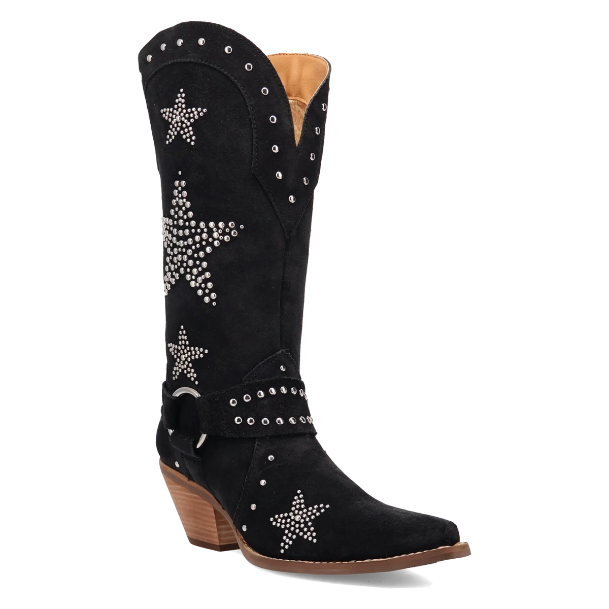 Dingo Lucky Stars - Women's Suede Cowgirl Boots