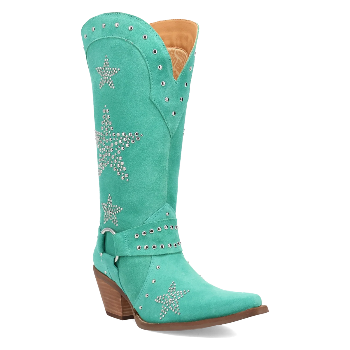 Dingo Lucky Stars - Women's Suede Cowgirl Boots