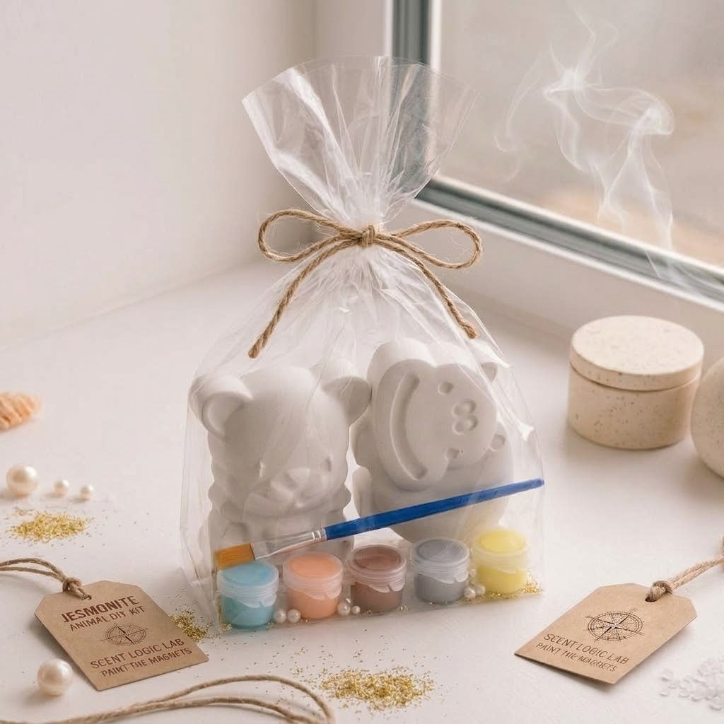 Jesmonite DIY Paint-Your-Own Animal Magnets Kit
