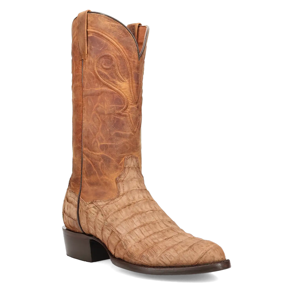 Dan Post Makara - Men's Caiman Skin Cowboy Boots
