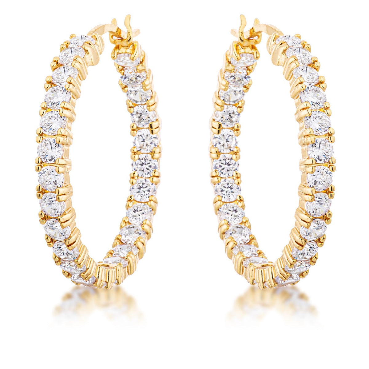 CZ Hoop Earrings