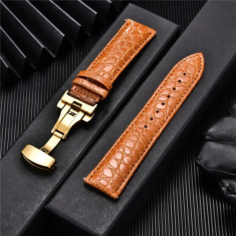 Suunto Genuine Leather Band - Crocodile Pattern Classic