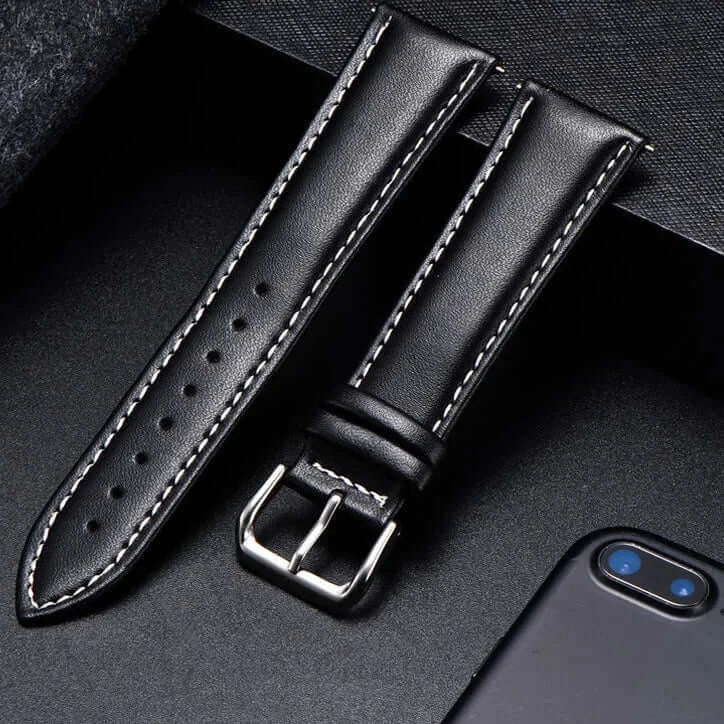 Amazfit Bands Calfskin Leather Watch Strap for Comfort and Durability