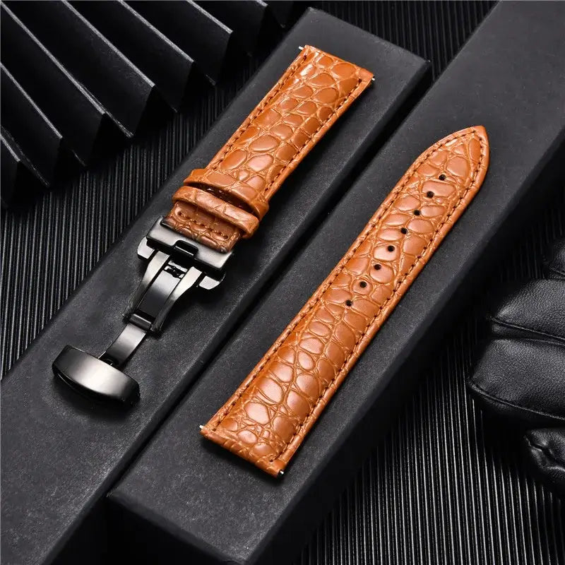 Suunto Genuine Leather Band - Crocodile Pattern Classic