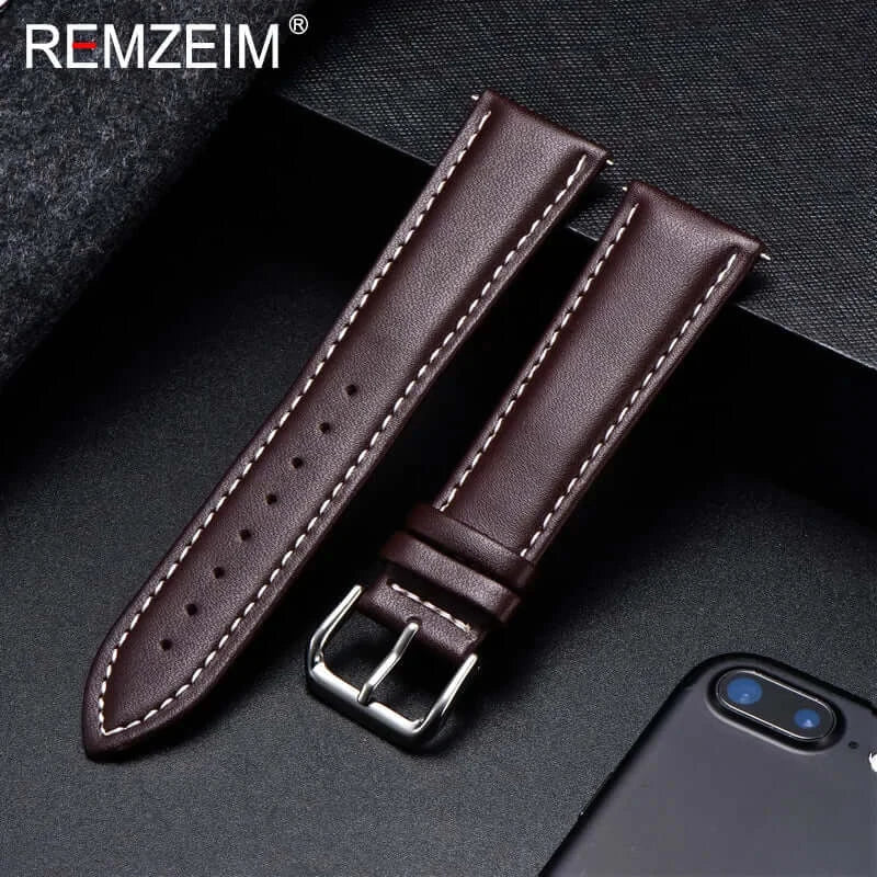 Amazfit Bands Calfskin Leather Watch Strap for Comfort and Durability