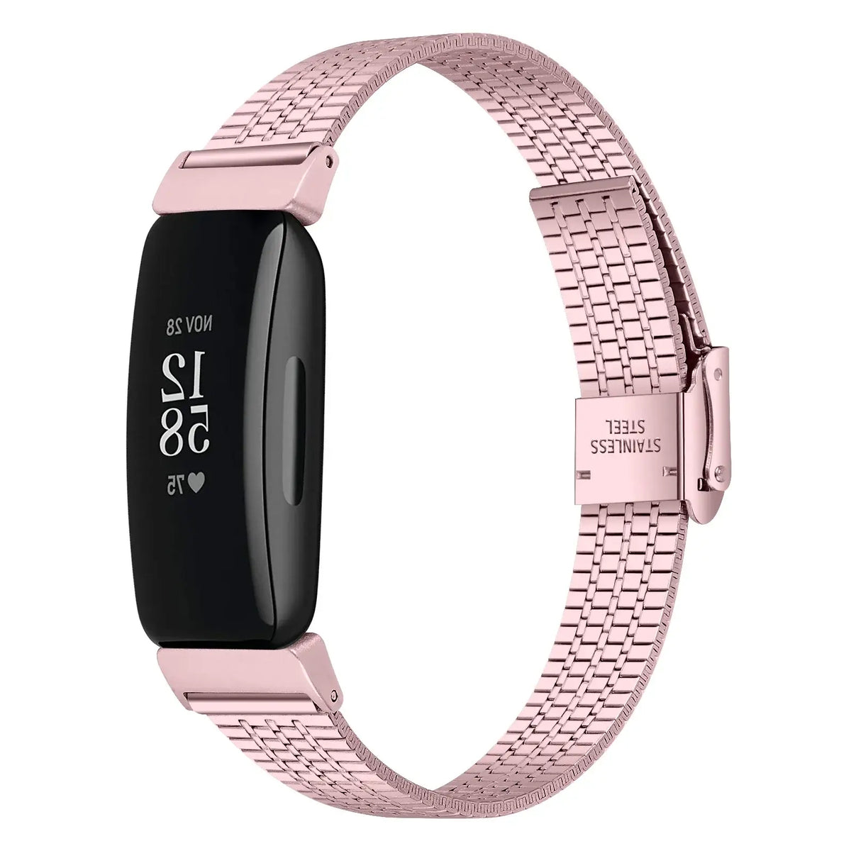 Fitbit Inspire 2, 1  Steel Band - Durable Metal Strap