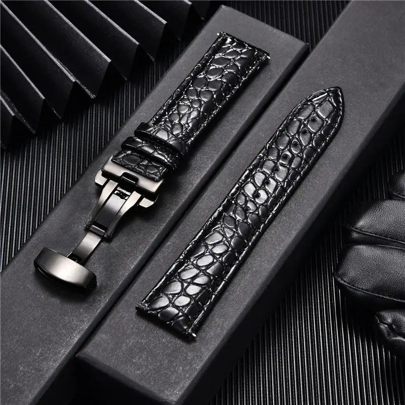 Huawei Leather Band - Crocodile Pattern - Premium Quality