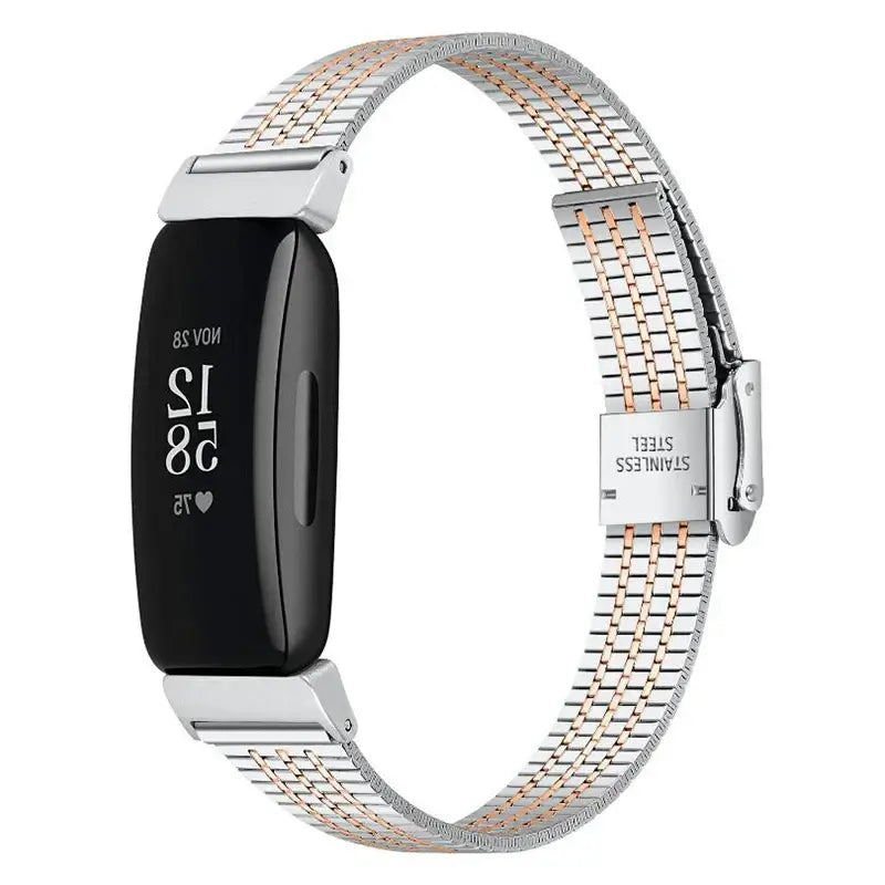 Fitbit Inspire 2, 1  Steel Band - Durable Metal Strap