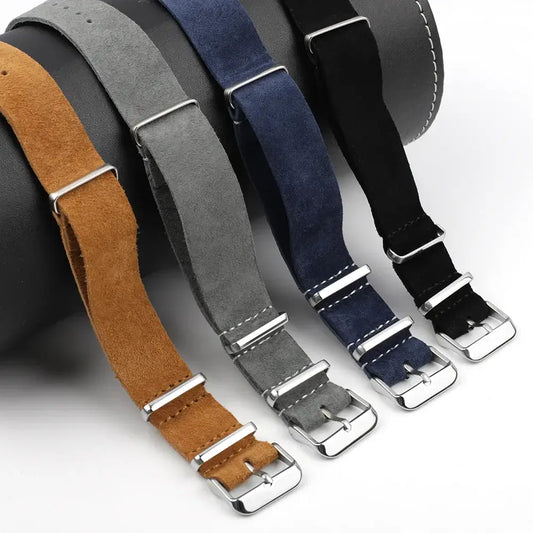 Suunto Suede Leather Strap - Durable, Comfortable, Rugged