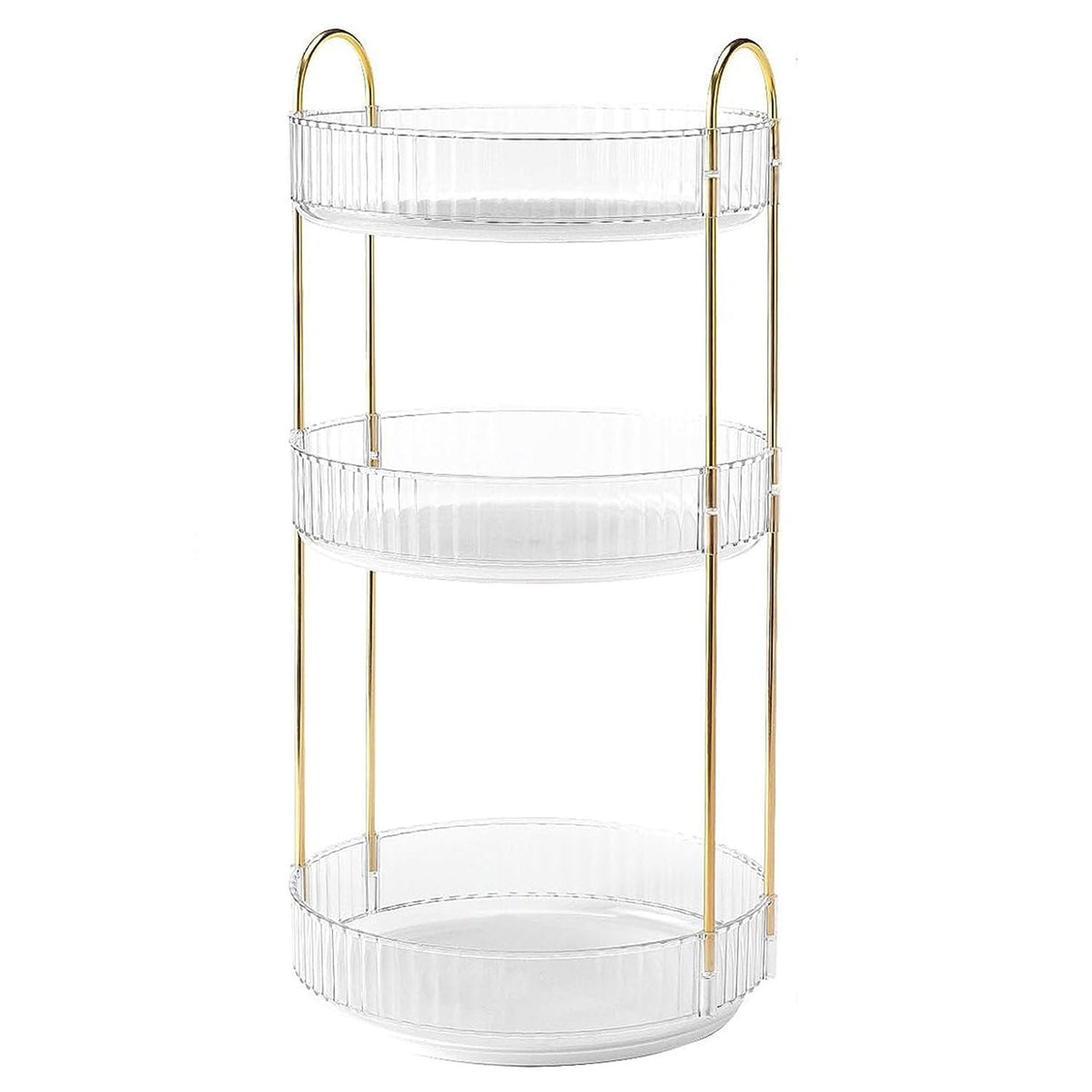 3 Tier Rotating Makeup Organizer for Perfume and Cosmetics
