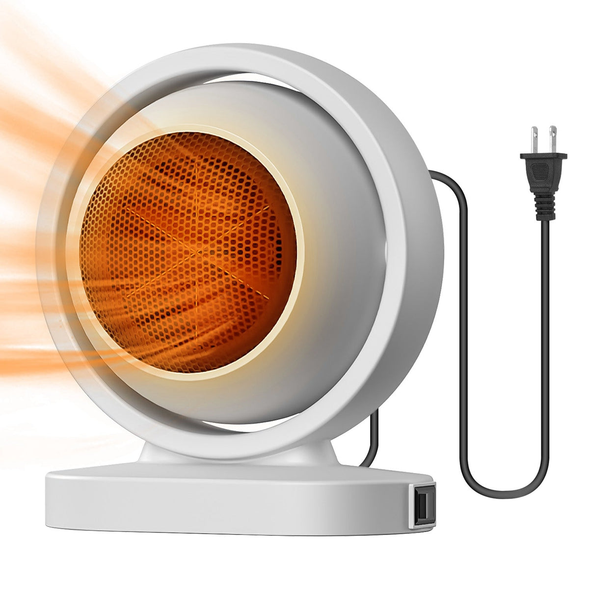 Space Heater with Tilt Head for Desk Use, Fast Heating