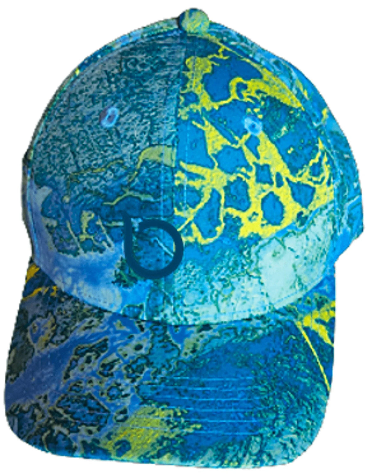 Sombrero impermeable unisex Brella azul y amarillo