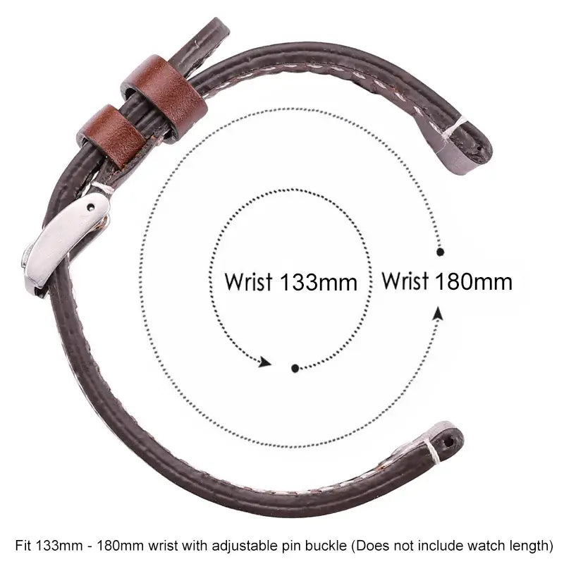 Samsung Galaxy Watch Leather Band - Classic Stylish Design
