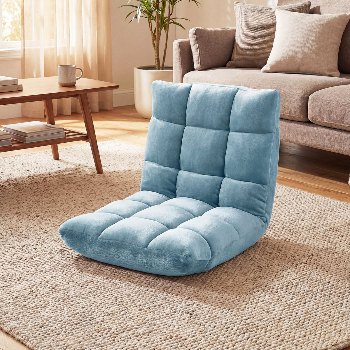 Adjustable 14-position Cushioned Floor Chair