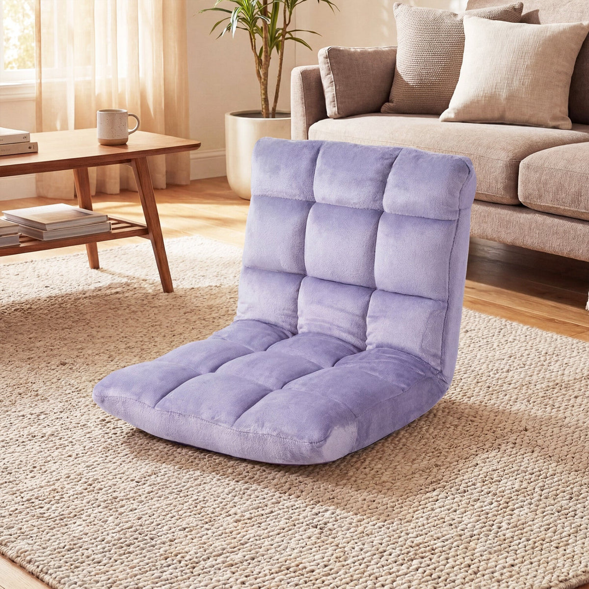 Adjustable 14-position Cushioned Floor Chair