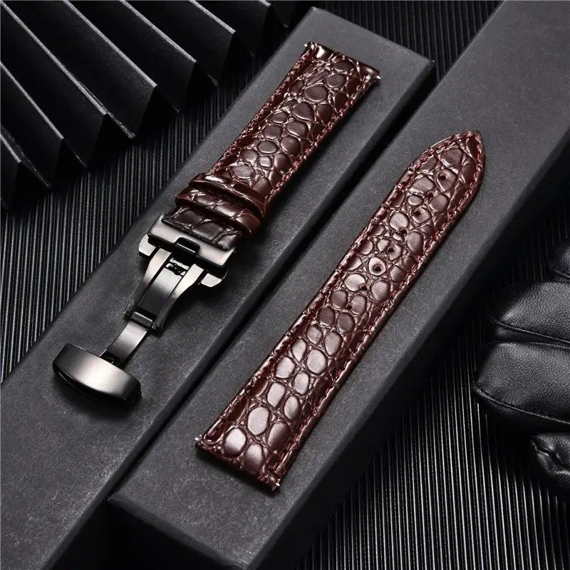 Suunto Genuine Leather Band - Crocodile Pattern Classic