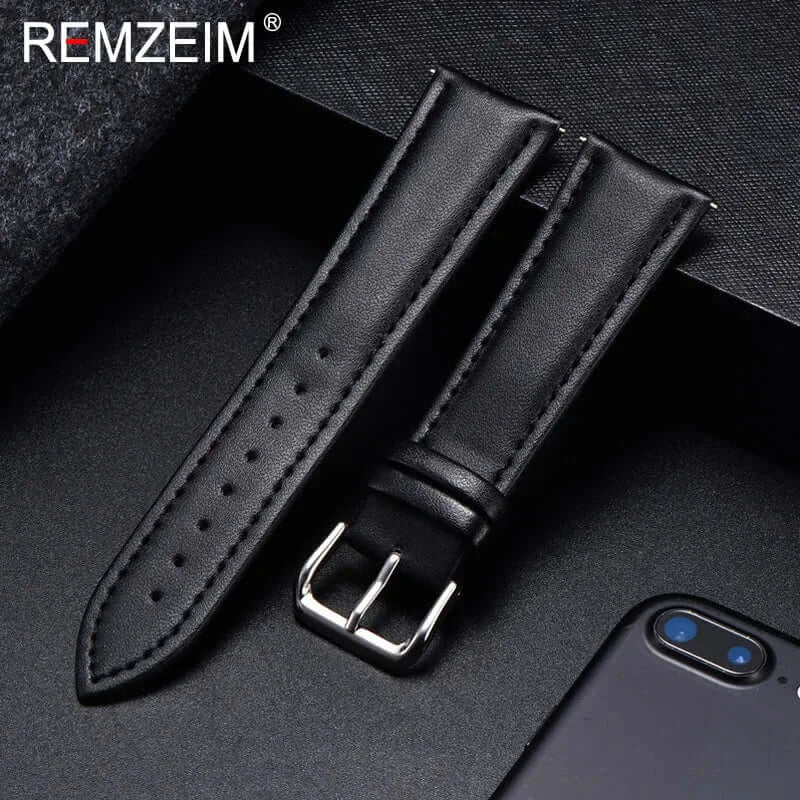 Amazfit Bands Calfskin Leather Watch Strap for Comfort and Durability