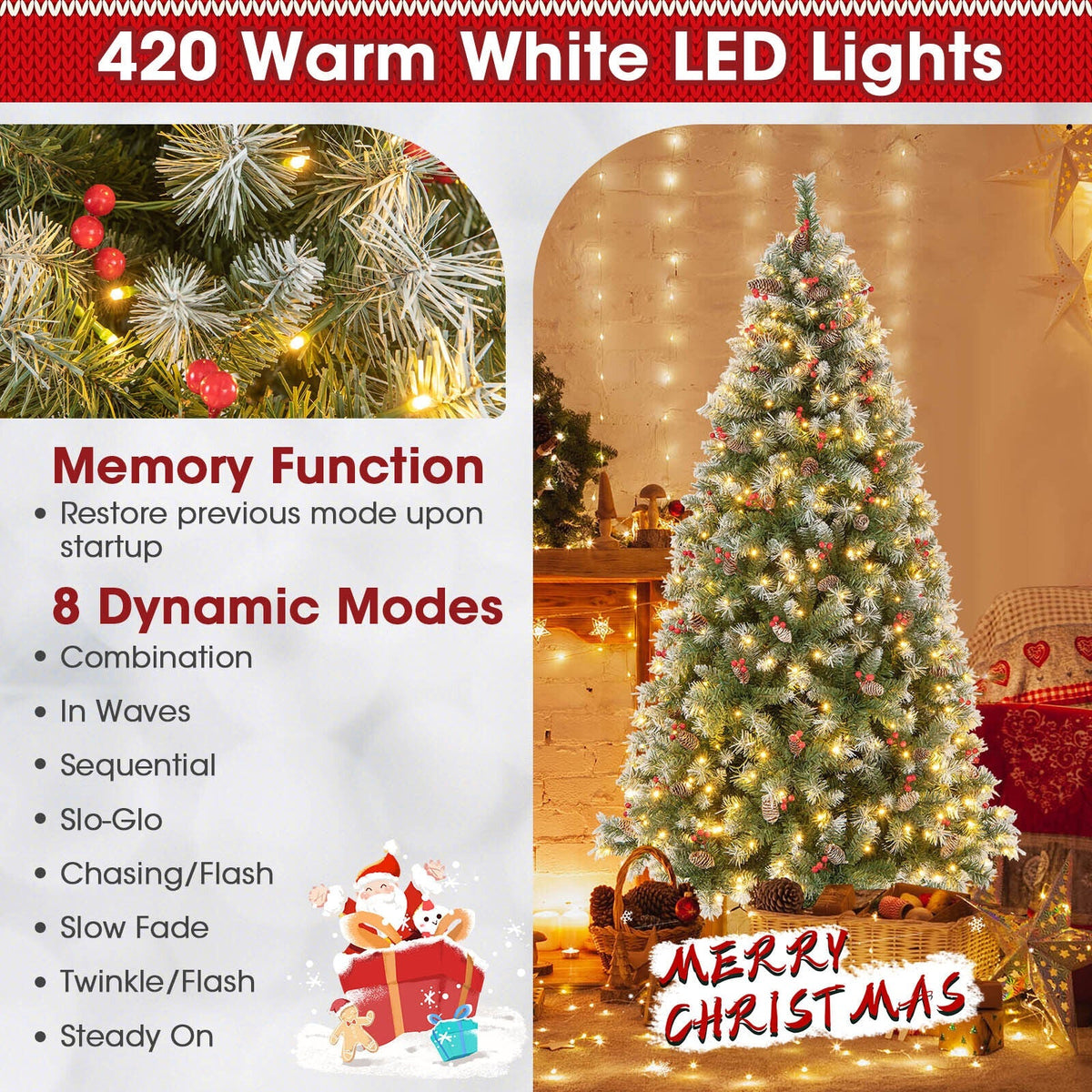 Hinged Christmas Tree with