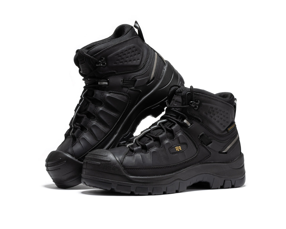 ROCKROOSTER Woodland Brown 6 inch Composite Toe Waterproof Leather Work Boots AK661