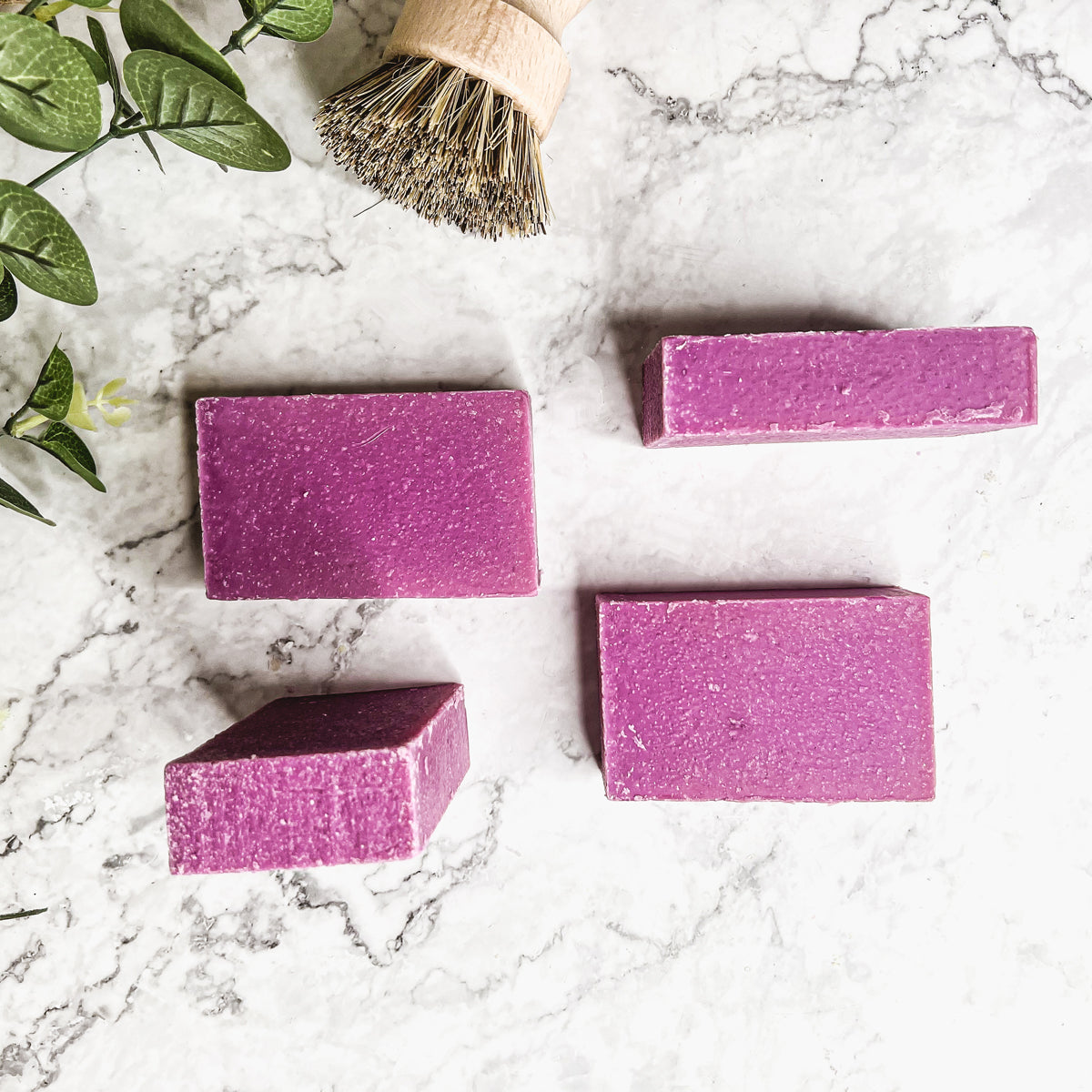 Patchouli Raspberry Soap Bar 4.5oz Exfoliating Sea Salt Natural Fragrance