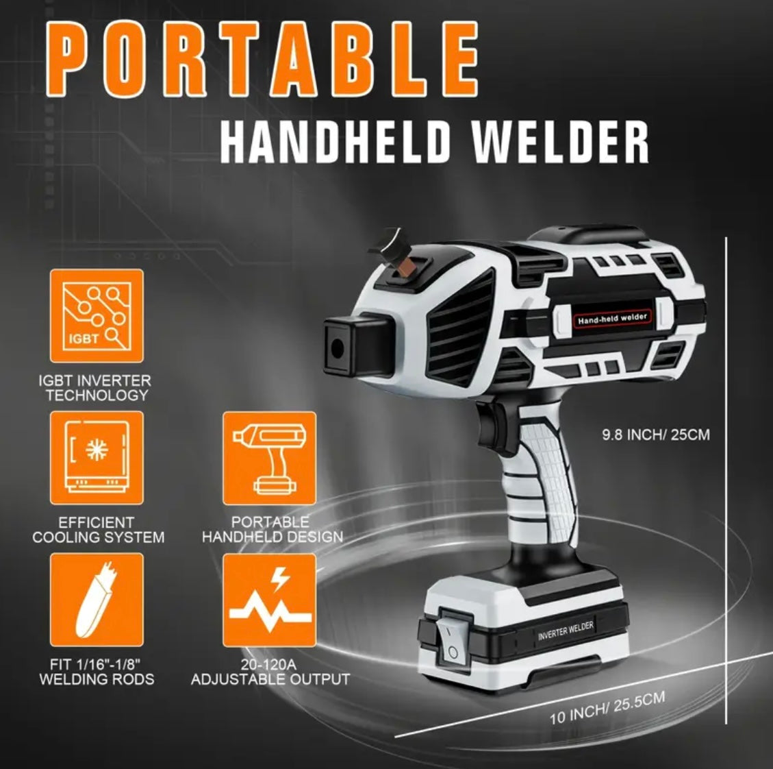 Portable 110V Handheld ARC(Stick) Welder
