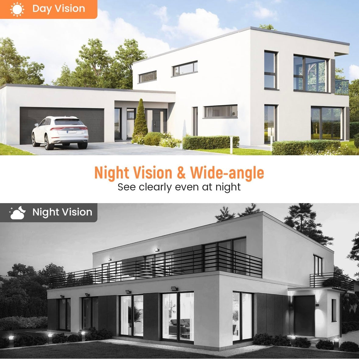 Wireless Smart 1080P Video Doorbell w/Chime
