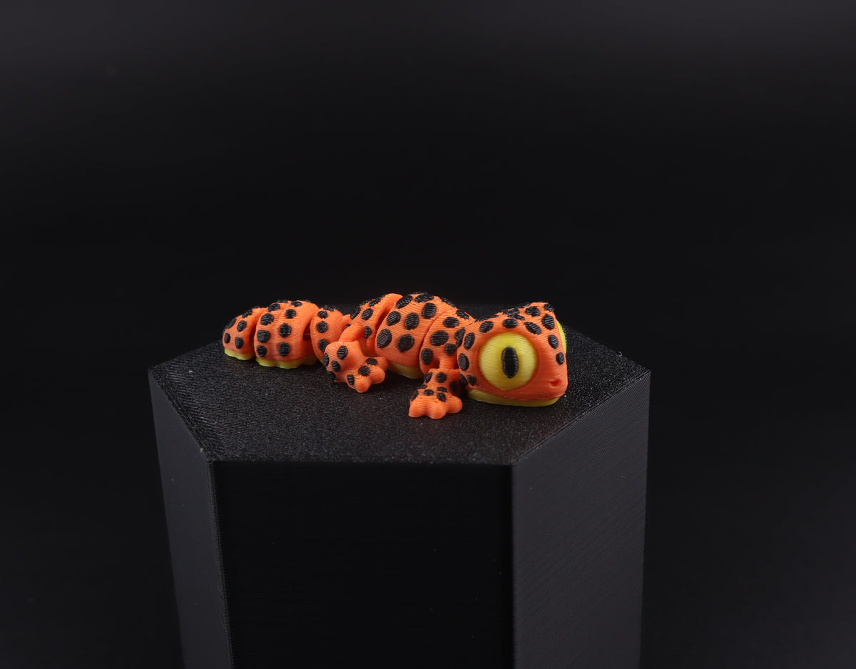 3D Printed Mini Reptile and Amphibian Fidget Toy Set – Articulated Classroom Reward Gift
