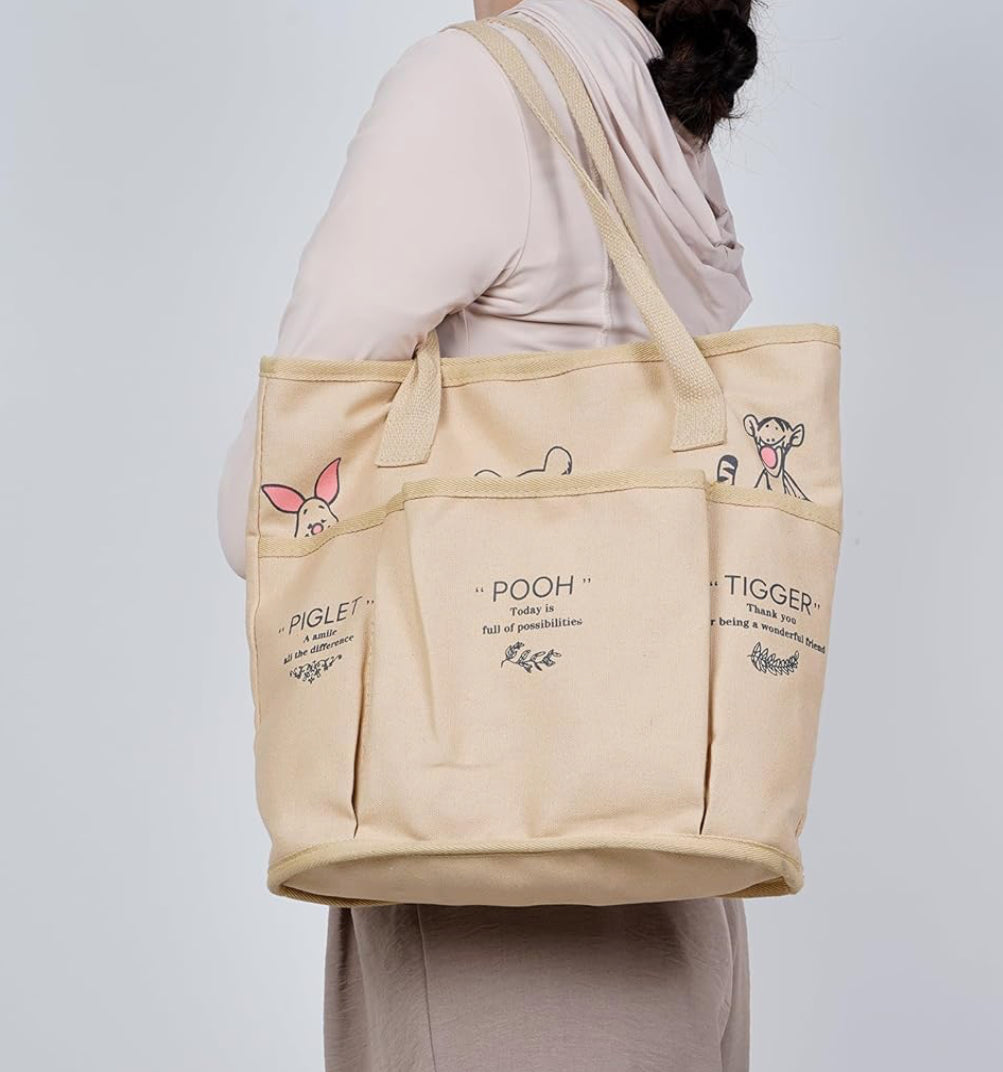 Beige Tote Bag