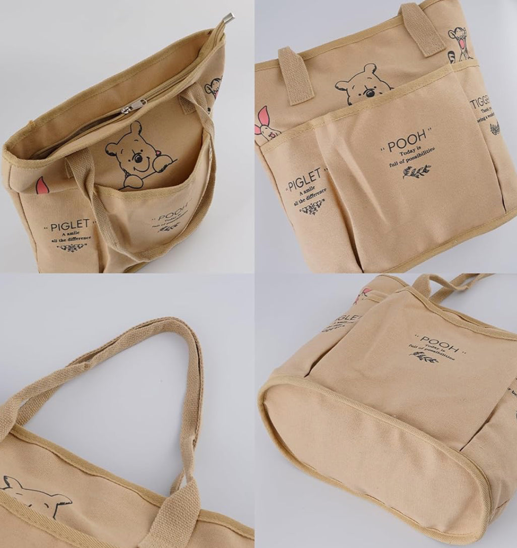Beige Tote Bag