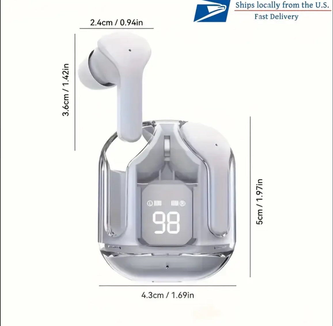 High Fidelity Bluetooth 5.3 Noise-Cancelling Earbuds