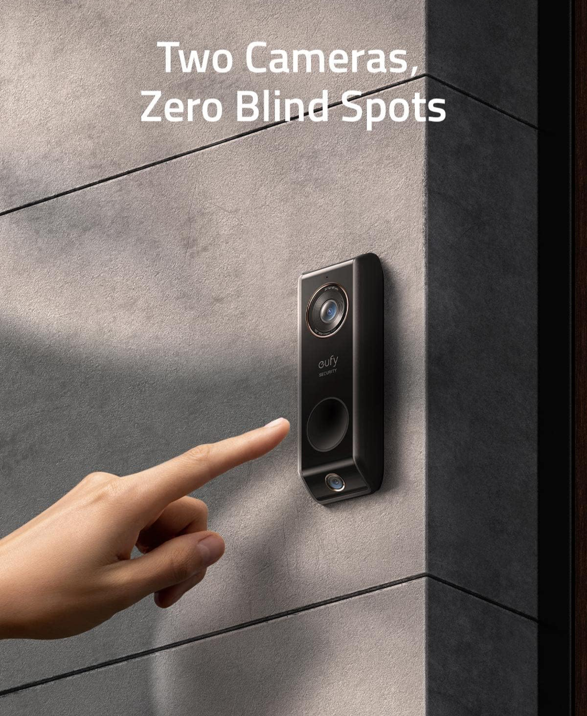 eufy Security Dual Cam Video Doorbell (Wired) S330 with Chime