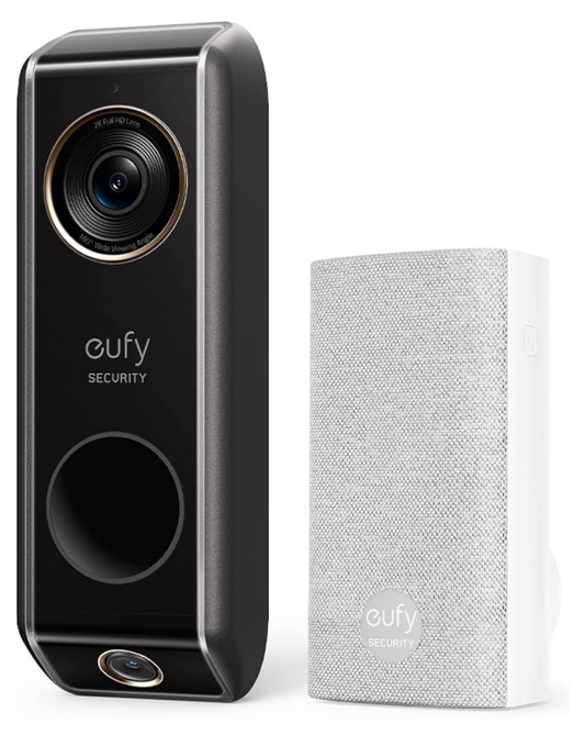 eufy Security Dual Cam Video Doorbell (Wired) S330 with Chime