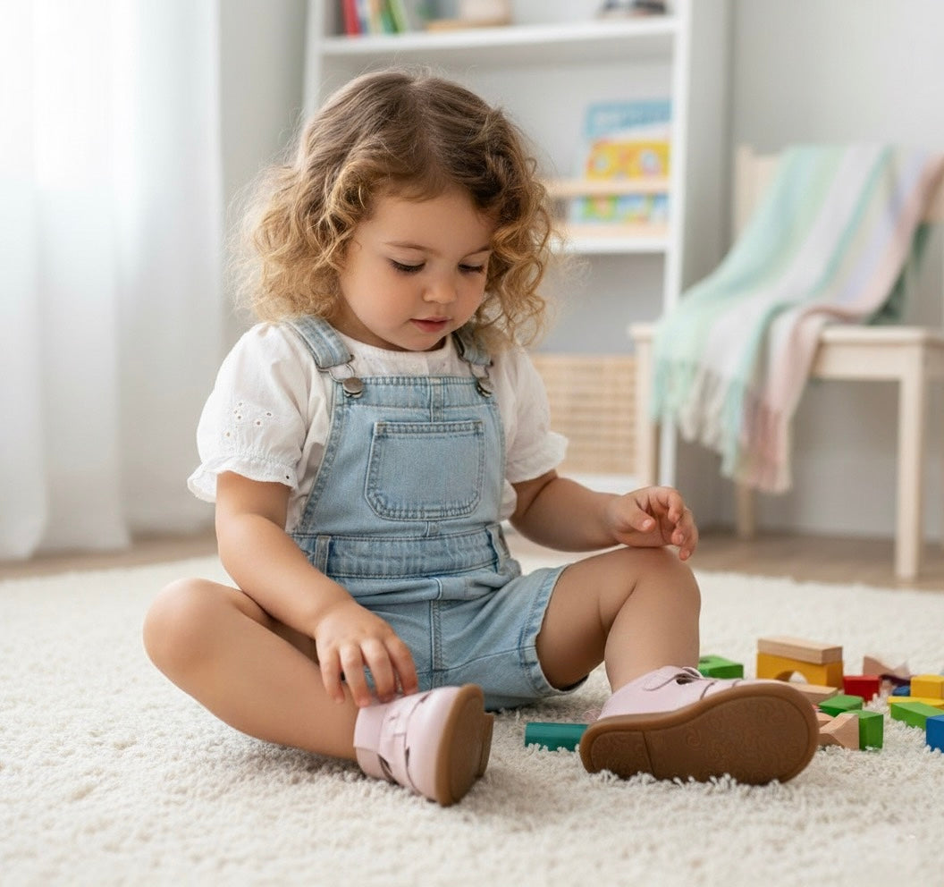 Sandalias descalzas Bloom Kids – Zapatos para niños pequeños con puntera ancha y suela flexible