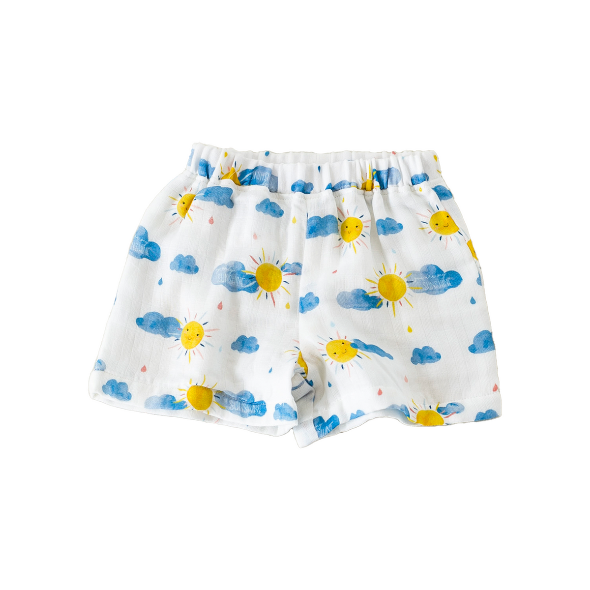 You Are My Sunshine Organic Muslin Shorts