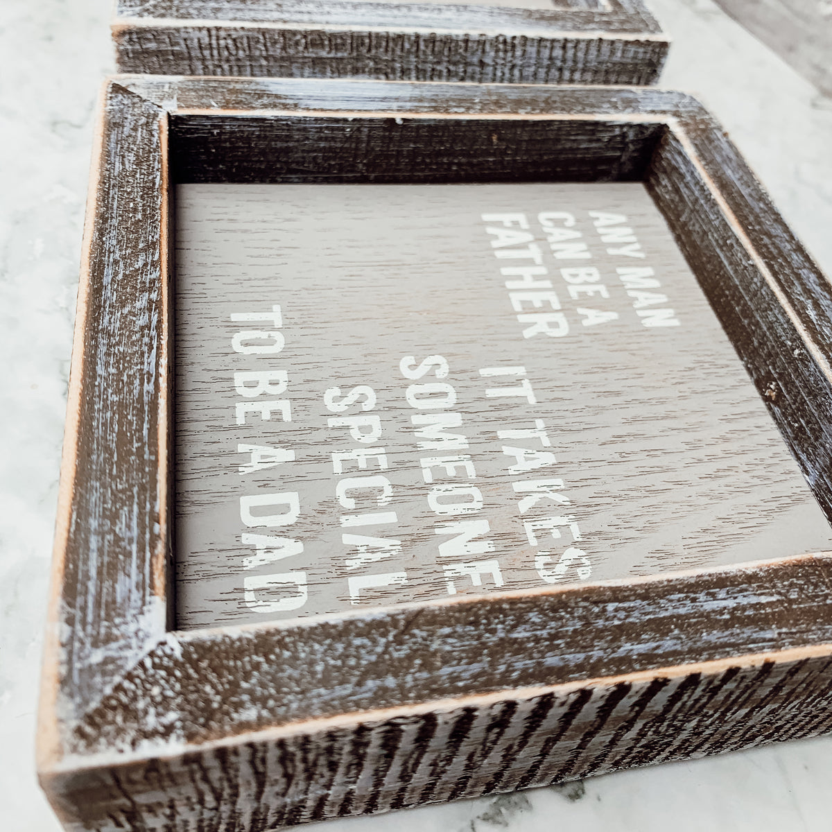 Someone Special 5 Inch Wooden Framed Sign Dad Gift Rustic Small Home Decor Table Shelf Plaque