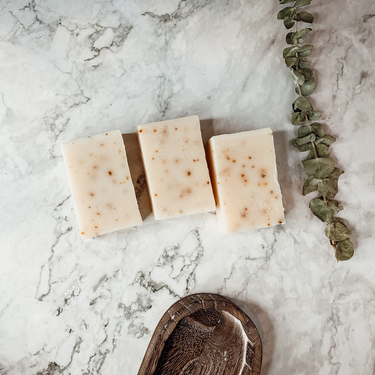 Tea Tree Mint Exfoliating Soap Bar With Peppermint Leaves Shea Butter Natural Oils Refreshing