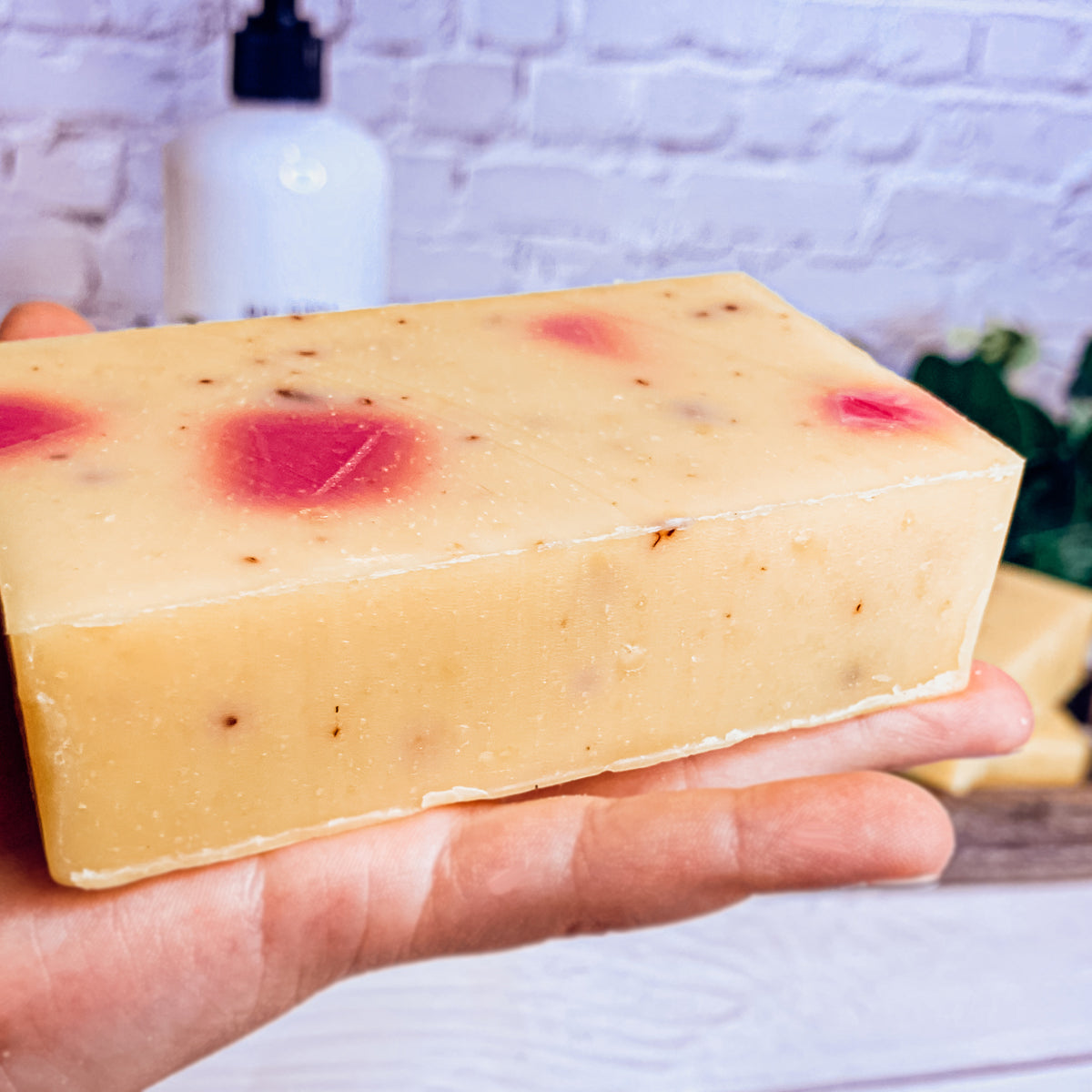 Honeysuckle Rose Petal Soap 4.5oz Organic Cold Pressed Handmade Fragrance