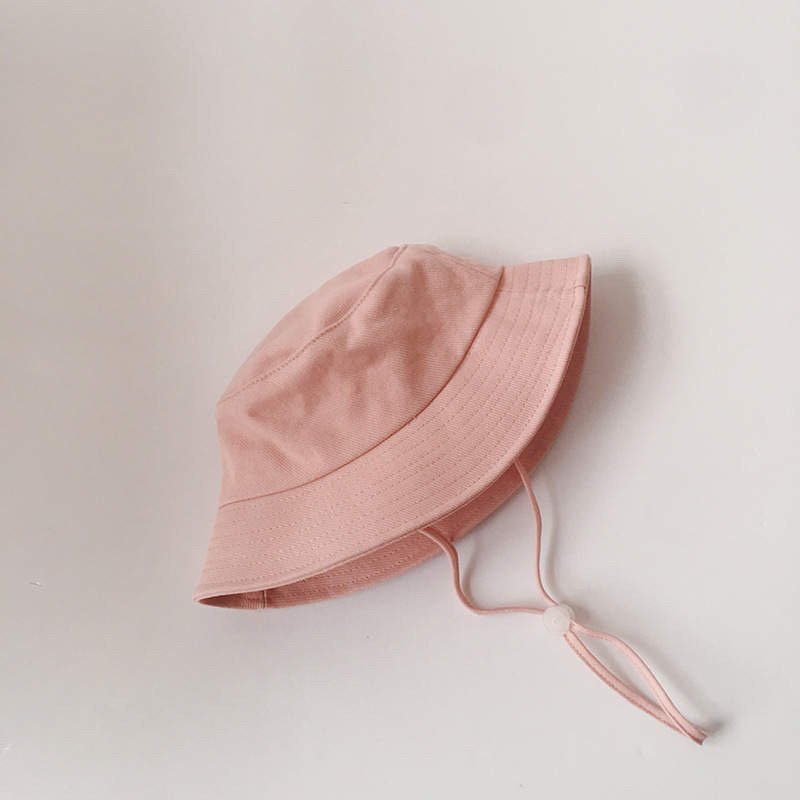 Sombrero de Sol de Lino para Niños – Sombrero Tipo Pescador para Niños Pequeños con Correa Ajustable