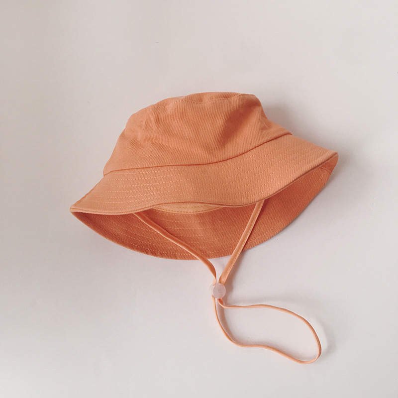 Sombrero de Sol de Lino para Niños – Sombrero Tipo Pescador para Niños Pequeños con Correa Ajustable